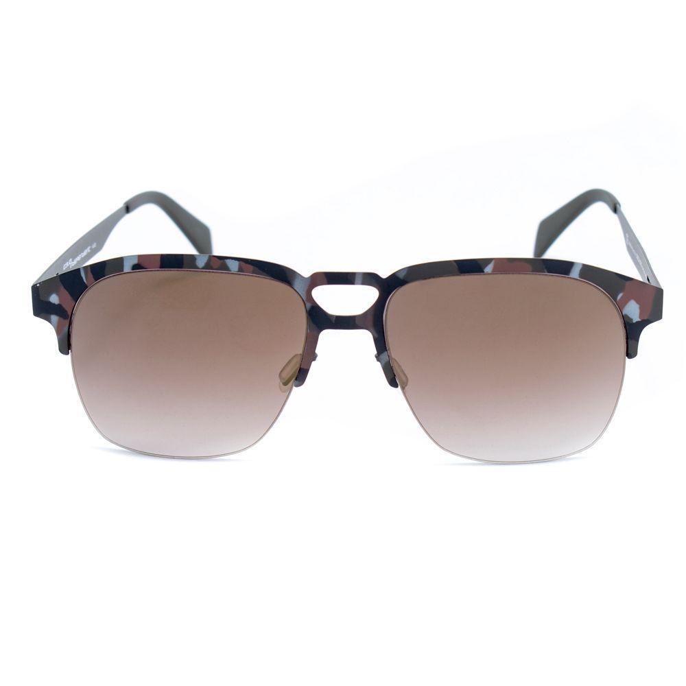 Italia Independent Gray Metal Sunglasses