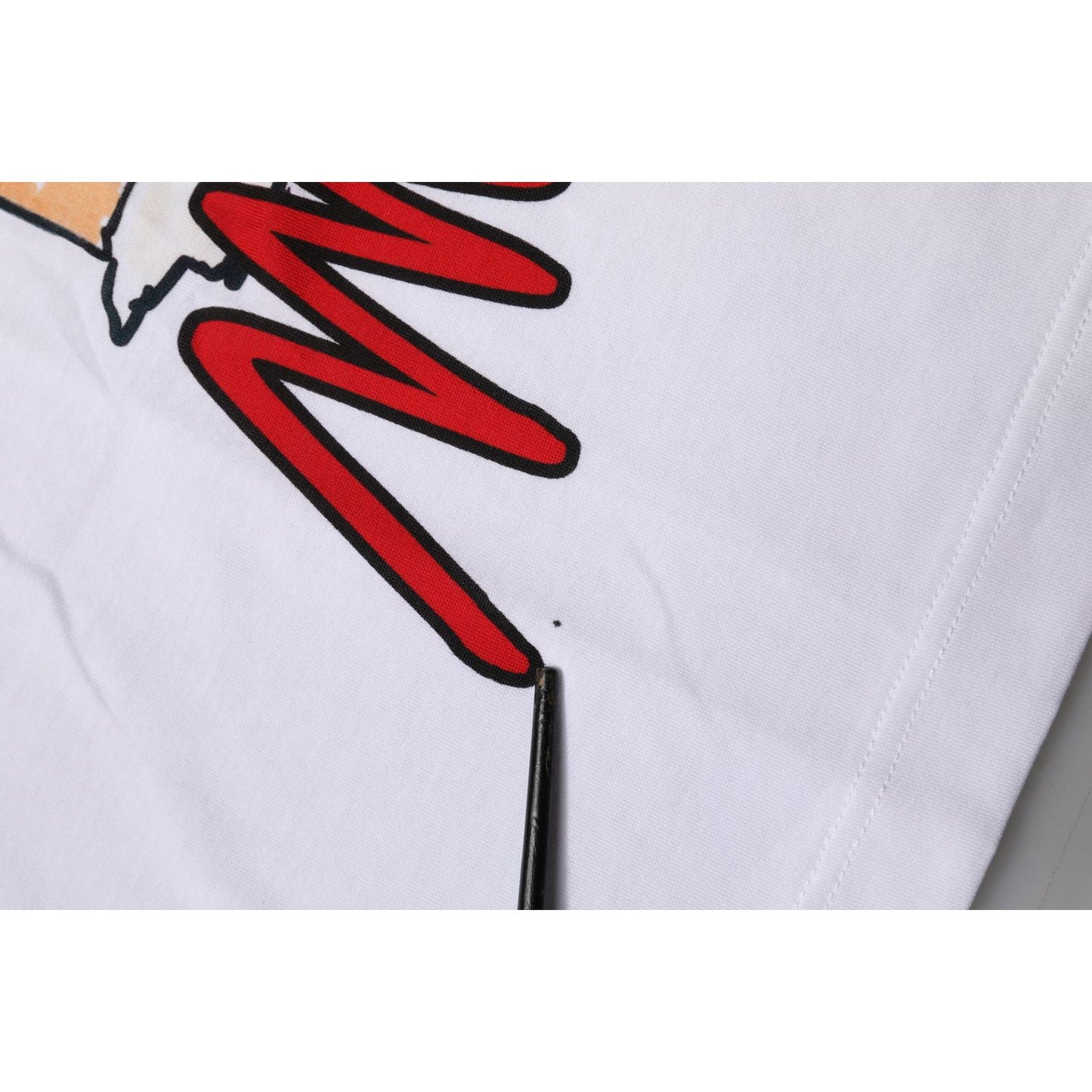 Dolce & Gabbana White DG Loves Moscow Cotton Crew Neck T-shirt