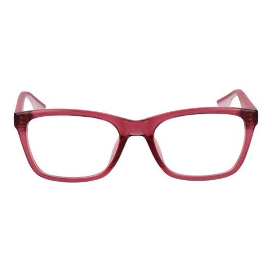 Converse Purple Women Glasses Frame in full-rim stainless steel with demo plastic lenses, size 51-17-140.