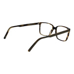 Andy Wolf Brown Unisex Glasses Frame, acetate full-rim, rectangular design with demo lenses, size 55-15-145, includes branded case
