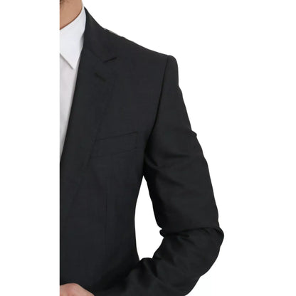 Dolce & Gabbana Slim Fit MARTINI Wool Gray Suit