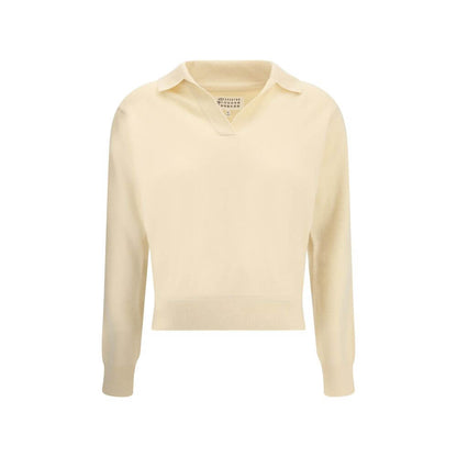 Margiela Cream Fleece Wool Sweater