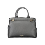 Twinset Black Polyethylene Women Handbag with dual compartments and detachable shoulder strap for modern trendsetters.