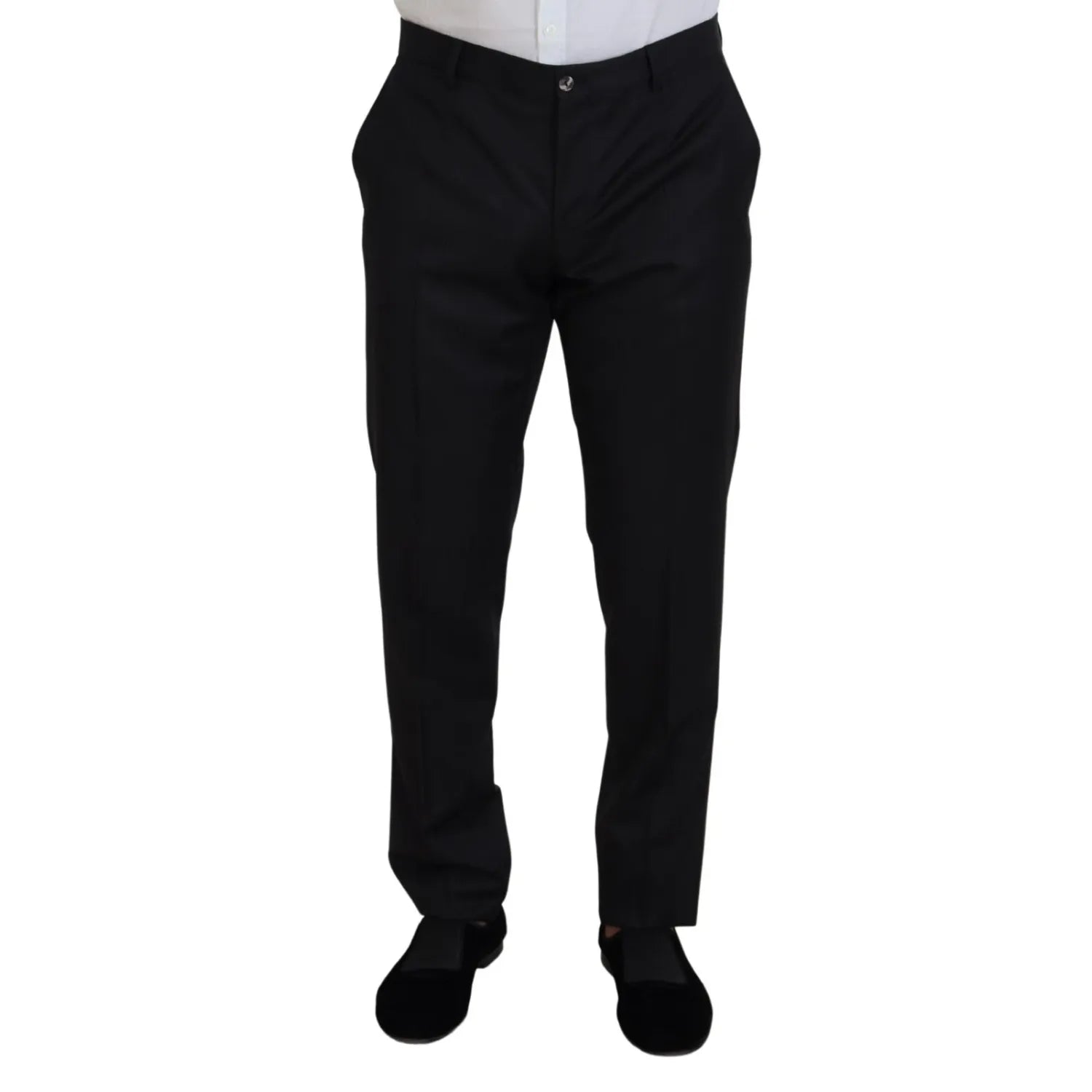 Dolce & Gabbana Melange Grey Wool 2 Piece MARTINI Suit