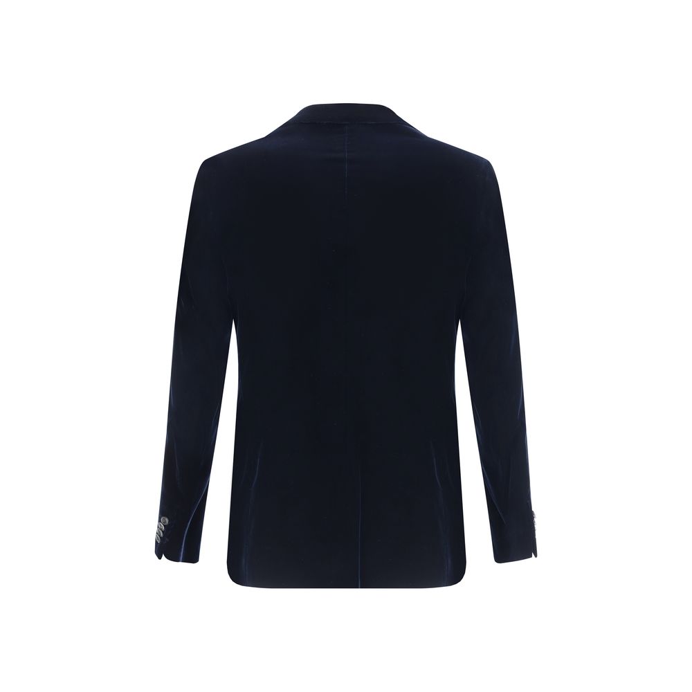 Giorgio Armani Black Viscose Blazer