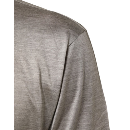 Dolce & Gabbana Beige Hazelnut Cotton Shortsleeve Shirt T-shirt