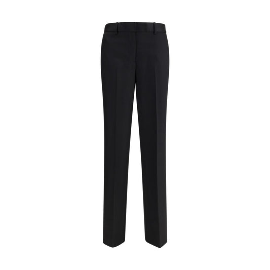 Lardini Black Wool Dress Pants