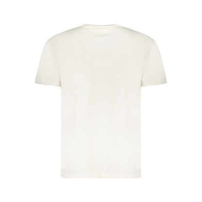 Tommy Hilfiger White Cotton Men T-Shirt