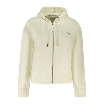 Pepe Jeans White Cotton Sweatshirt
