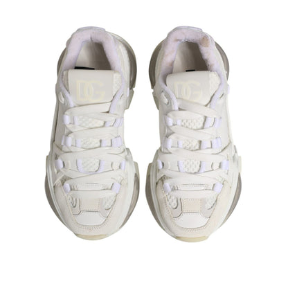 Dolce & Gabbana Airmaster White Women Low Top Sneakers Shoes