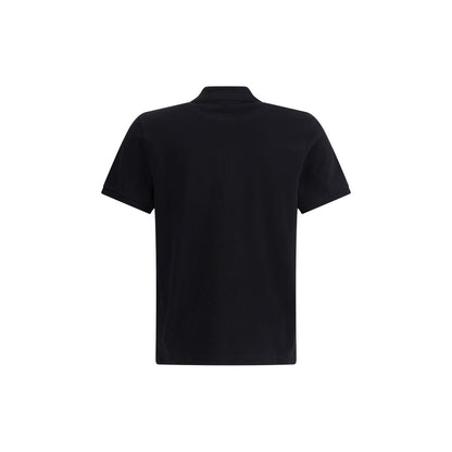 Moose Knuckles Black Cotton Polo Shirt