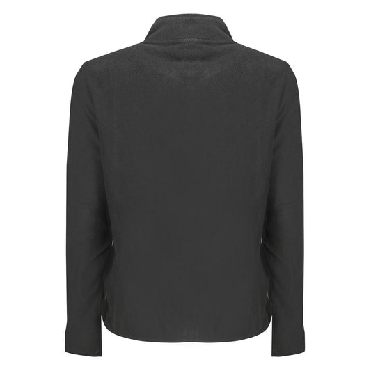 Back view of Norway 1963 Black Polyester Women Sweater showing sleek design and chic logo
