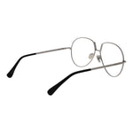 Max Mara Silver Women Glasses Frame in full-rim aviator style with metal frame and demo plastic lenses, showcasing sleek and modern design.