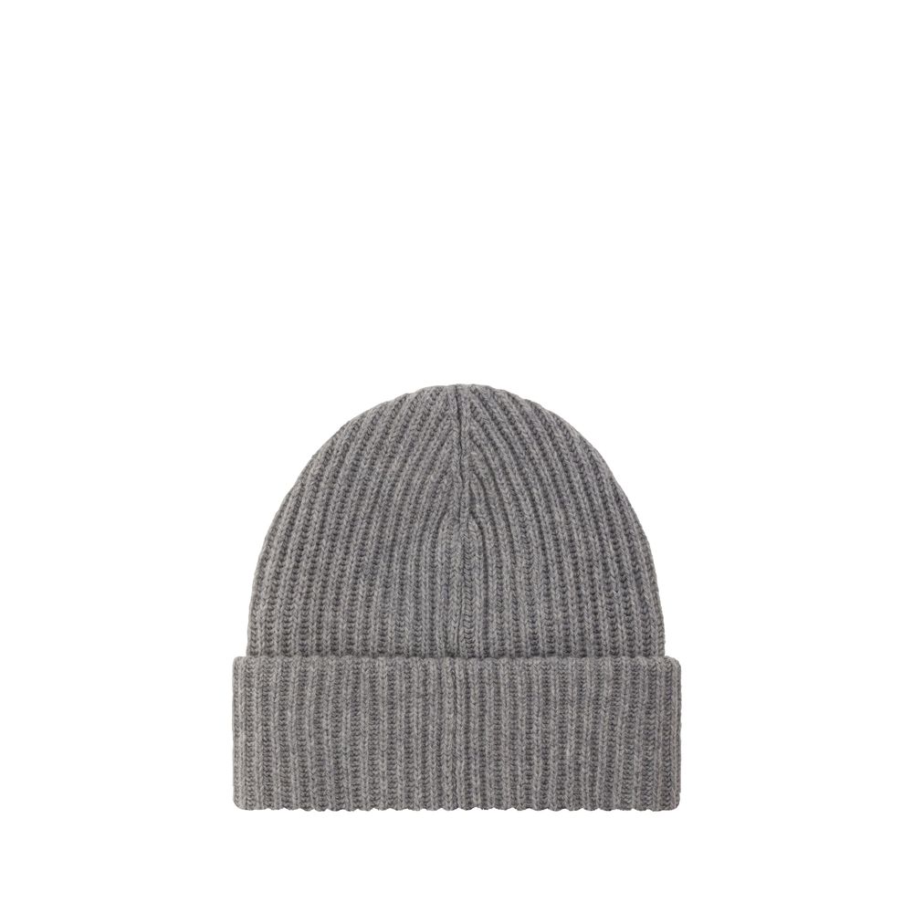 Ganni Gray Wool Beanie