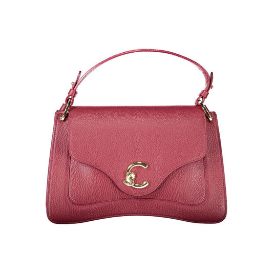 Coccinelle Purple Leather Women Handbag with elegant design, featuring a luxurious finish and practical structure, perfect for day-to-night use.