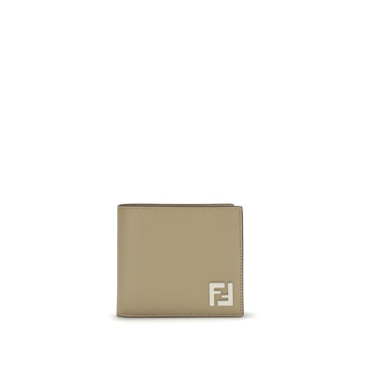Fendi Beige Calf Leather Bos Taurus Wallet