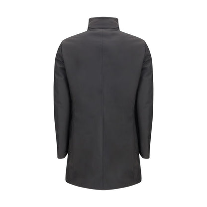 MooRER Black Polyester Coat