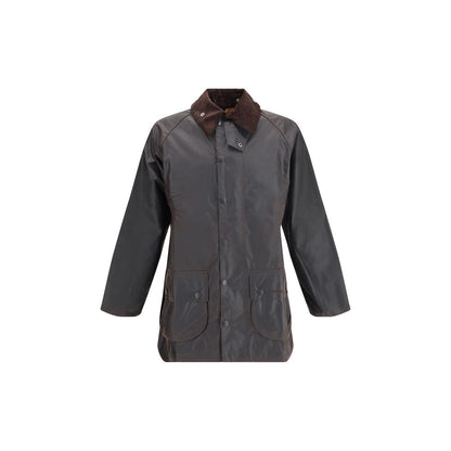 Barbour Black Cotton Coat