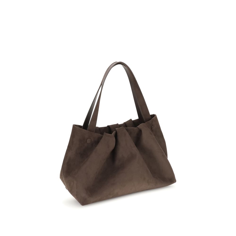 THEMOIRè Brown Other Fibres Shoulder Bag