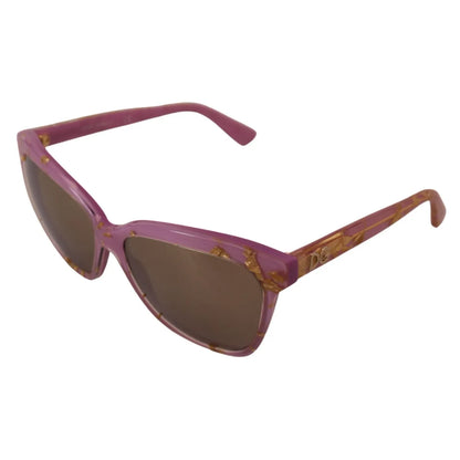 Dolce & Gabbana DG4251 Pink Gold Full Rim Rectangle Frame Shades