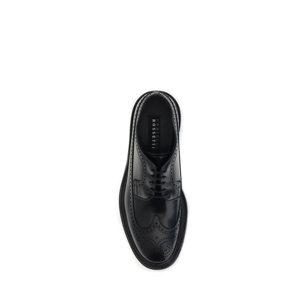 Fratelli Rossetti Black Leather Oxfords And Derbies