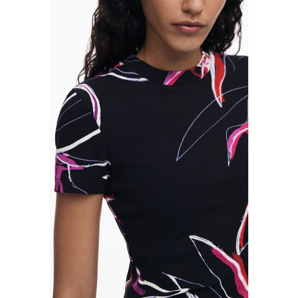 Desigual Black Viscose Women Top