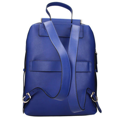 Piquadro Blue Leather Backpack