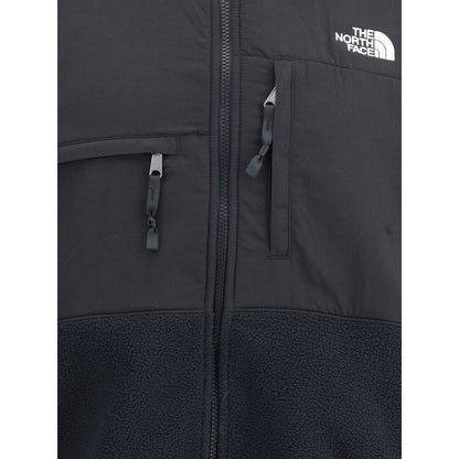 Alt Tag: The North Face Black Polyamide Shell Jacket with zipper closure and logo