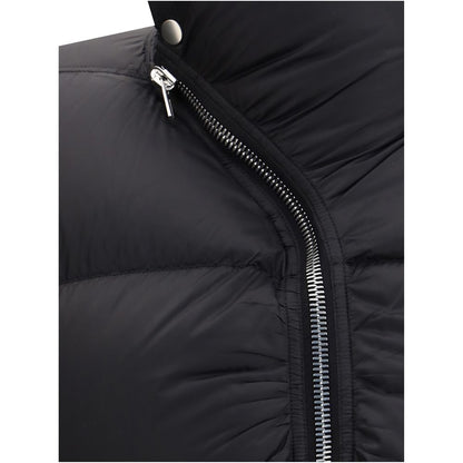 Rick Owens Black Polyamide Jackets And Coat