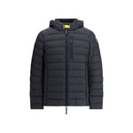 Parajumpers Last Minute hooded Down Jacket with water-repellent finish, adjustable drawstring hood, and multiple pockets.