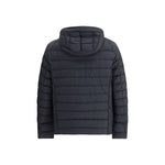 Back view of Parajumpers Last Minute hooded Down Jacket with adjustable hood and water-repellent finish.
