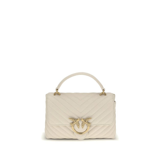 PINKO White Calf Leather Bos Taurus Wallet