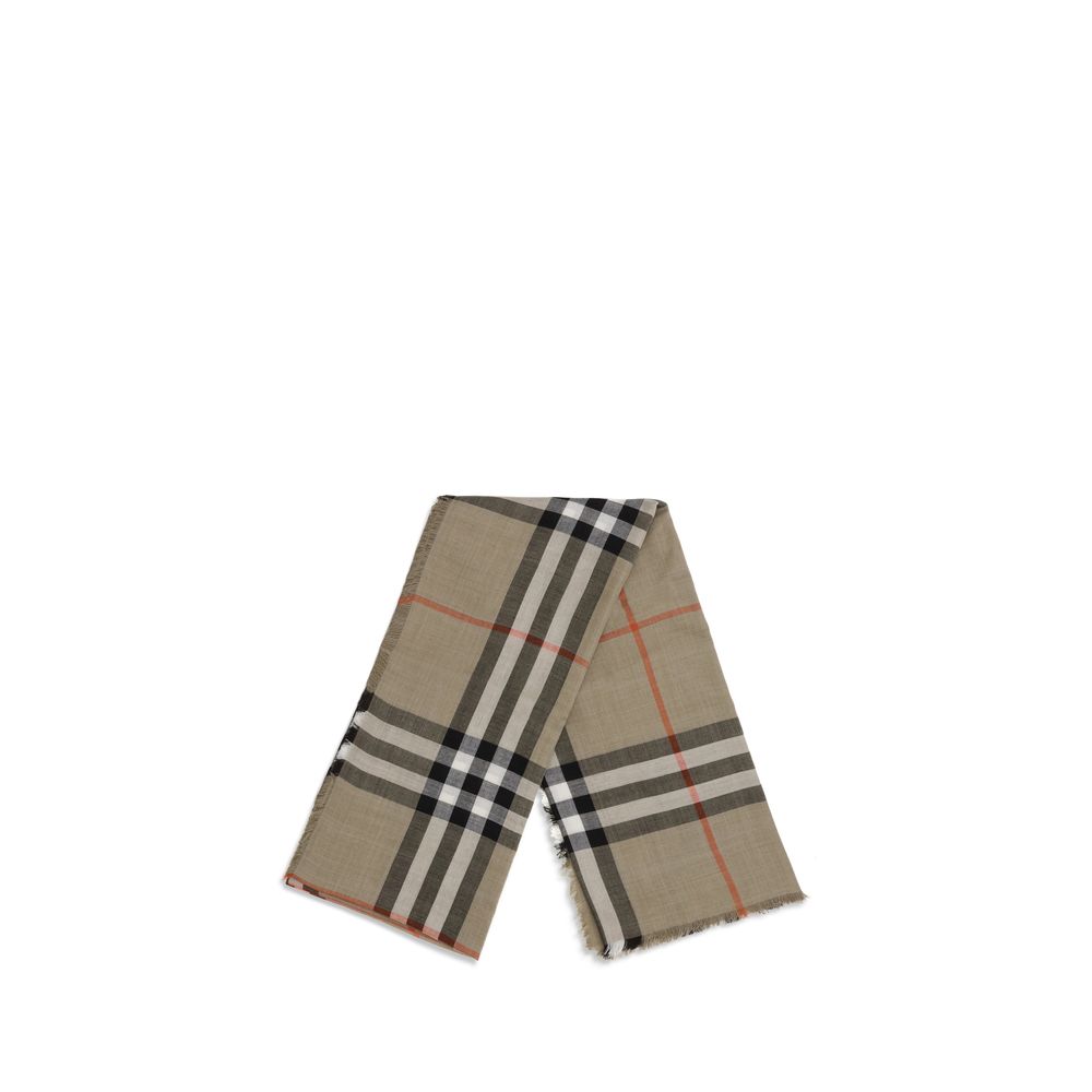 Burberry Beige Wool Scarf
