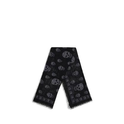 Alexander McQueen Black Modal Scarf