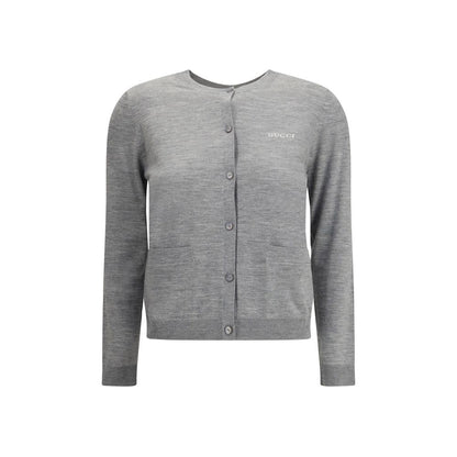 Gucci Gray Cashmere Cardigan