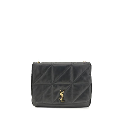 Saint Laurent Black Lamb Ovis Aries Aries Shoulder Bag