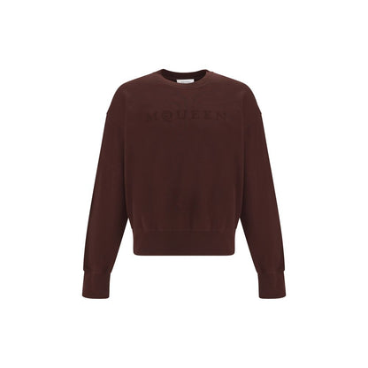Alexander McQueen Brown Cotton Sweatshirt