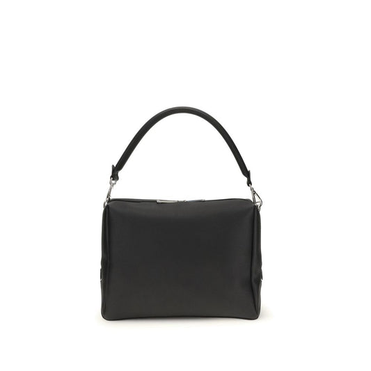Fendi Black Calf Leather Bos Taurus Shoulder Bag