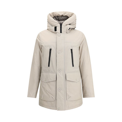 Woolrich Beige Cotton Parka
