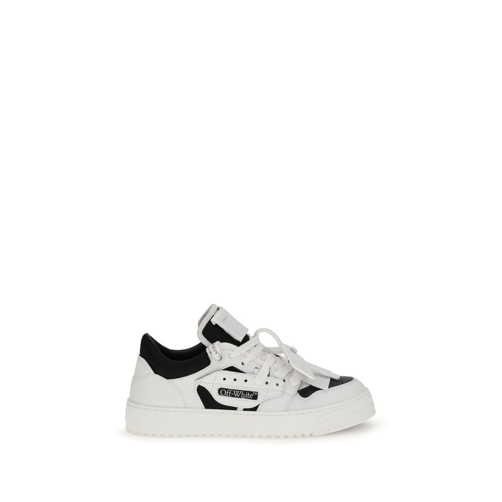 Off-White White Leather Low Top Sneakers