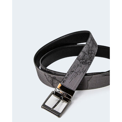 Alviero Martini Prima Classe Black Leather Regular Belt