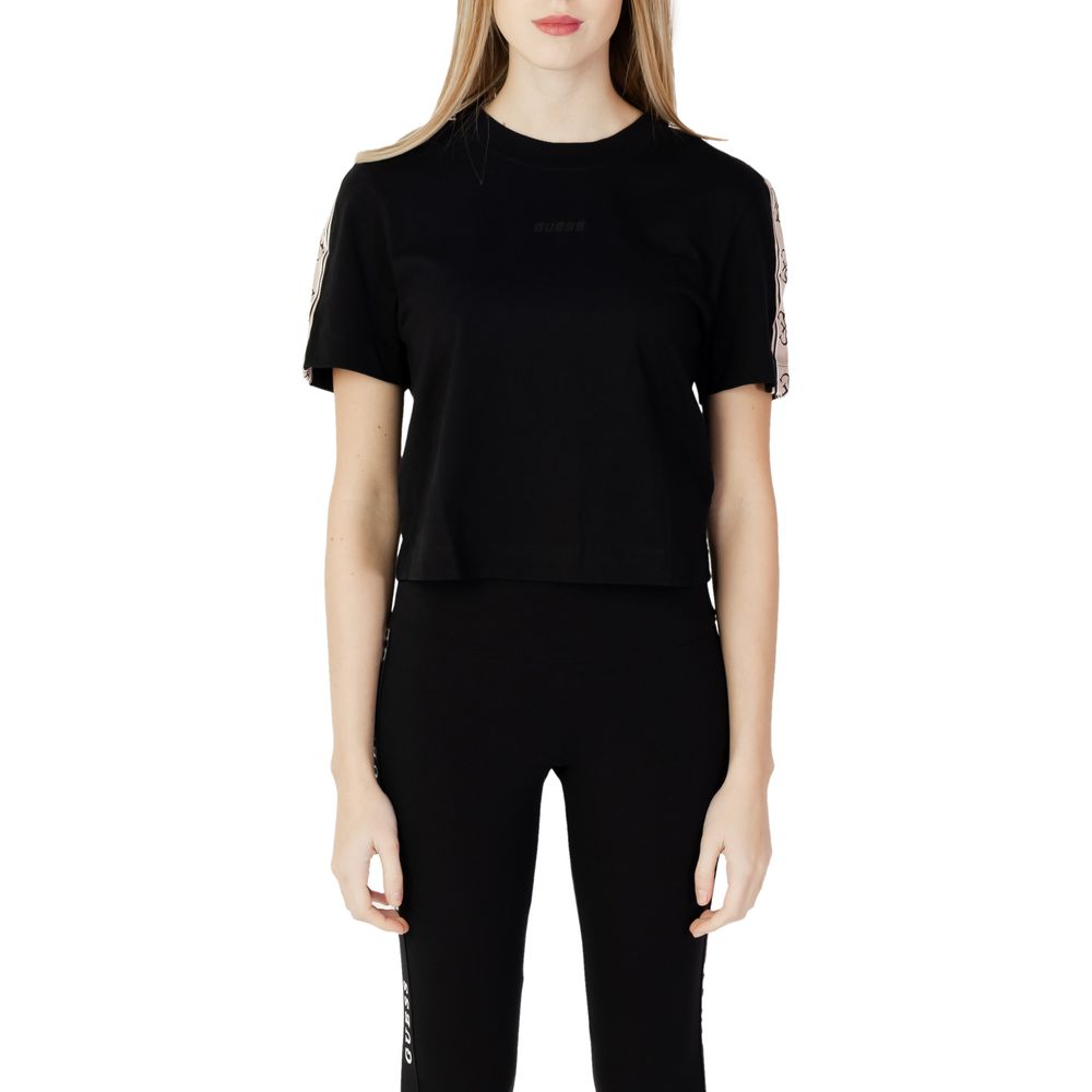 Guess Active Black Cotton T-Shirt