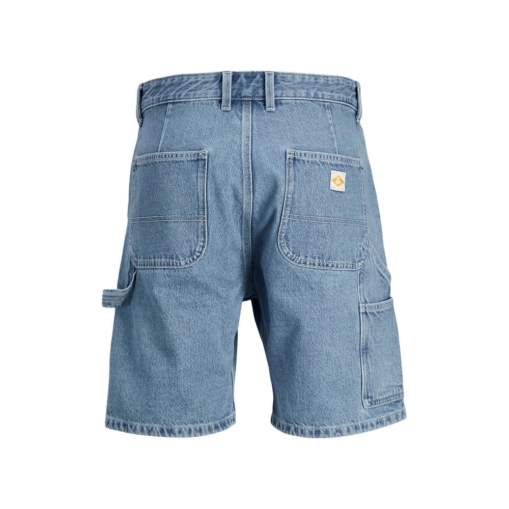 Jack Jones Light Blue Cotton Bermuda Shorts