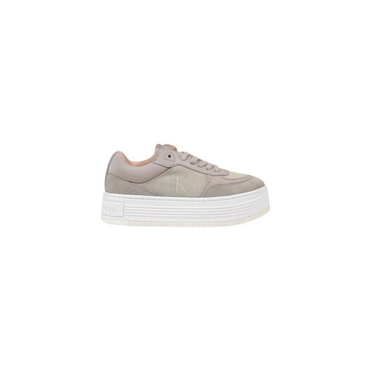 Calvin Klein Jeans Beige Recycled Cotton Platform Sneakers 1728,71956299936,Beige,Calvin Klein Jeans,EU41/US11,New with tags,Platform - Sneakers - Shoes,Shoes,Sneakers - Shoes,Women