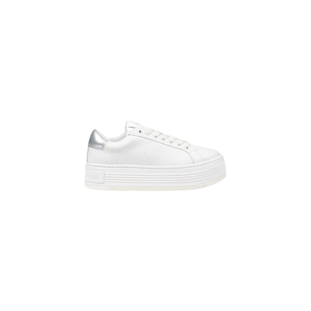 Calvin Klein Jeans Silver Leather Platform Sneakers 1728,71956299936,Calvin Klein Jeans,EU40/US10,New with tags,Platform - Sneakers - Shoes,Shoes,Silver,Sneakers - Shoes,Women