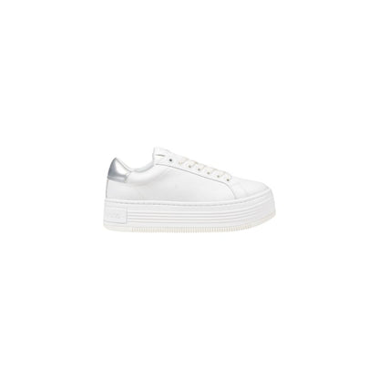 Calvin Klein Jeans Silver Leather Platform Sneakers 1728,71956299936,Calvin Klein Jeans,EU40/US10,New with tags,Platform - Sneakers - Shoes,Shoes,Silver,Sneakers - Shoes,Women