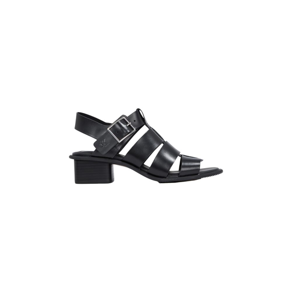 Calvin Klein Jeans Black Polyester Sandals 1728,71956299936,Black,Calvin Klein Jeans,EU38/US8,EU39/US9,EU40/US10,Flat - Sandals - Shoes,New with tags,Sandals - Shoes,Shoes,Women