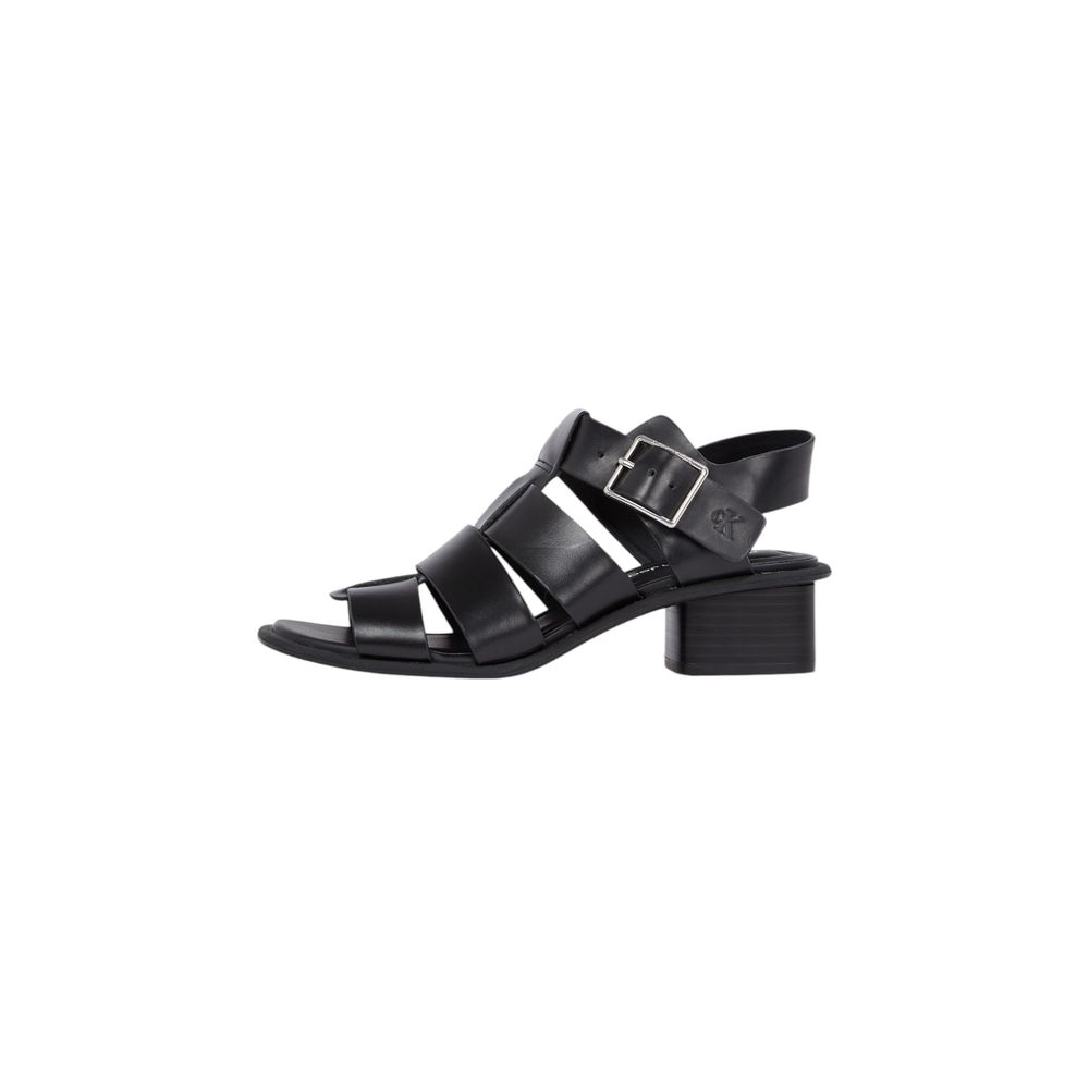 Calvin Klein Jeans Black Polyester Sandals 1728,71956299936,Black,Calvin Klein Jeans,EU38/US8,EU39/US9,EU40/US10,Flat - Sandals - Shoes,New with tags,Sandals - Shoes,Shoes,Women