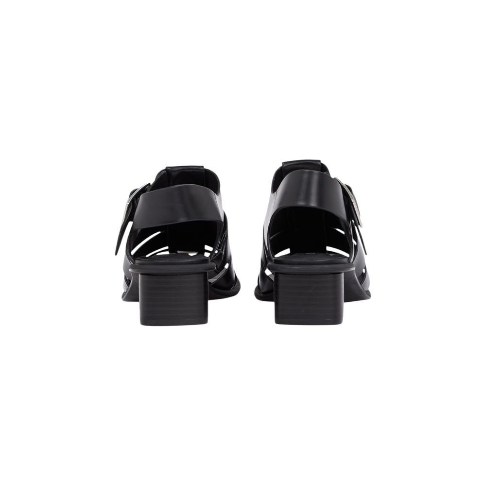 Calvin Klein Jeans Black Polyester Sandals 1728,71956299936,Black,Calvin Klein Jeans,EU38/US8,EU39/US9,EU40/US10,Flat - Sandals - Shoes,New with tags,Sandals - Shoes,Shoes,Women