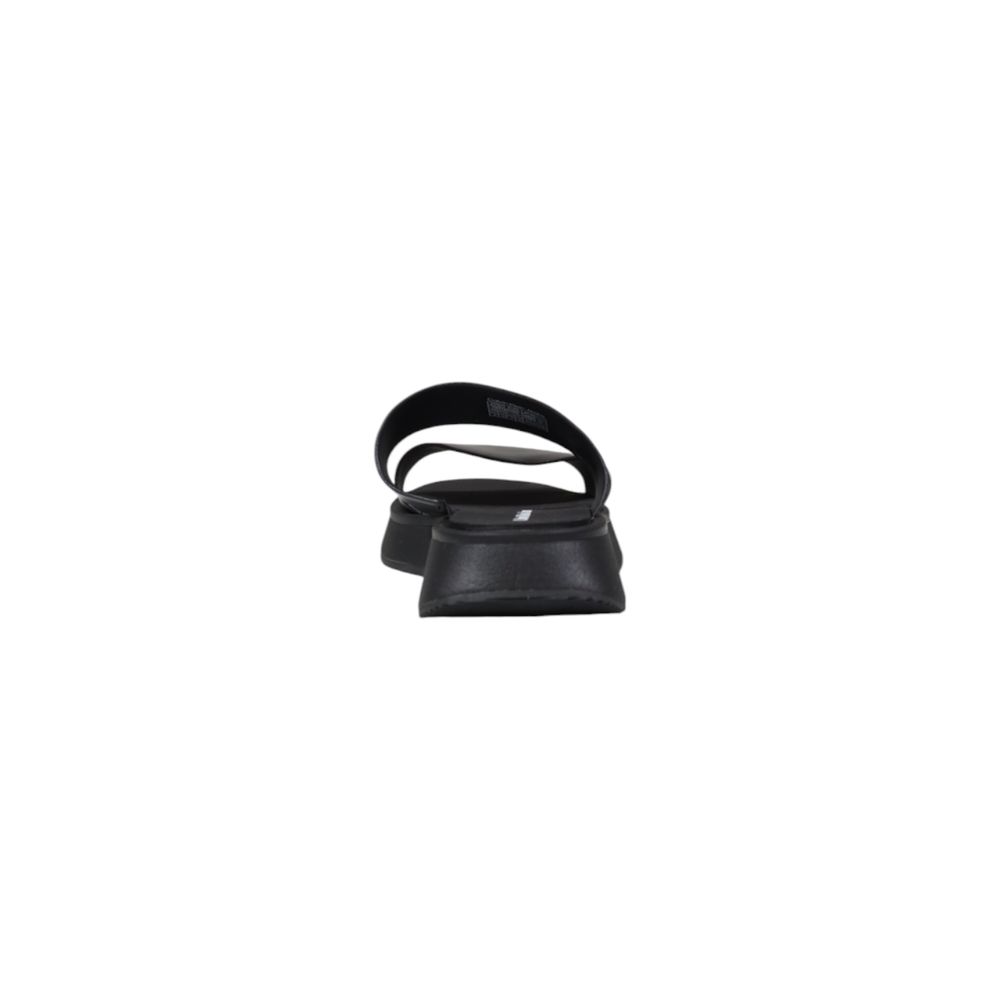 Calvin Klein Jeans Black Leather Sandals 1728,71956299936,Black,Calvin Klein Jeans,EU40/US10,Flat - Sandals - Shoes,New with tags,Sandals - Shoes,Shoes,Women